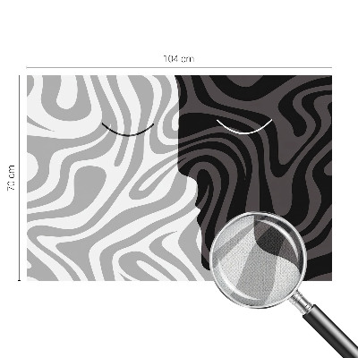 Samolepiaca fototapeta do obývačky Abstraktné tváre