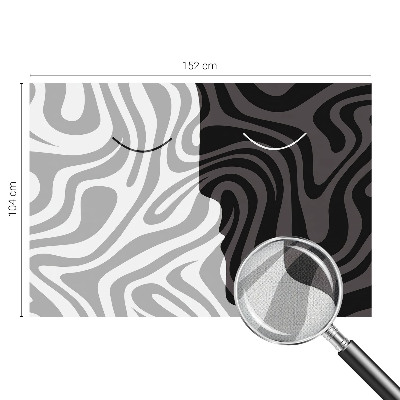 Samolepiaca fototapeta do obývačky Abstraktné tváre