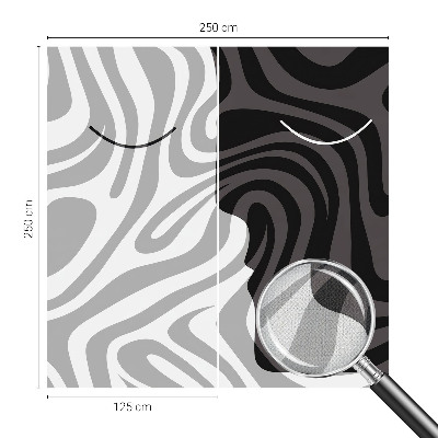 Samolepiaca fototapeta do obývačky Abstraktné tváre