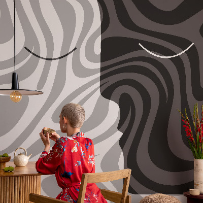 Samolepiaca fototapeta do obývačky Abstraktné tváre