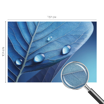 Fotografická tapeta do detskej izby Modrý list