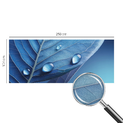 Fotografická tapeta do detskej izby Modrý list