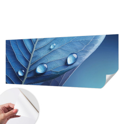 Fotografická tapeta do detskej izby Modrý list