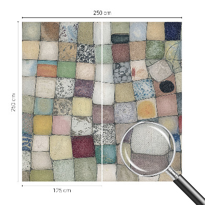 Detská tapeta Farebná mozaika