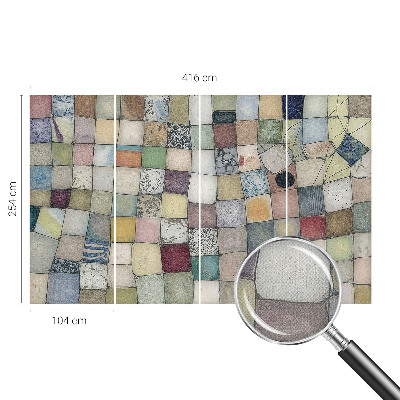 Detská tapeta Farebná mozaika