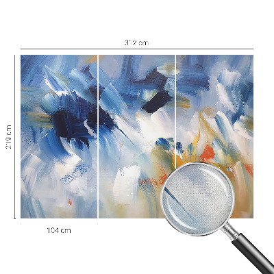 Samolepiaca tapeta Farebné ťahy