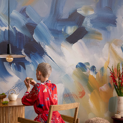 Samolepiaca tapeta Farebné ťahy