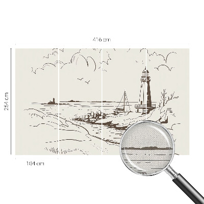 Tapety na stenu samolepiace Pobrežná krajina