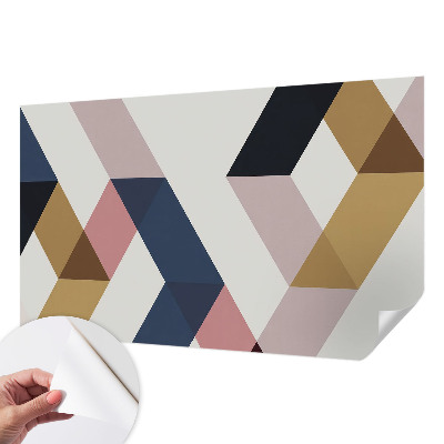 Samolepiaca fototapeta do obývačky Farebné kosoštvorce