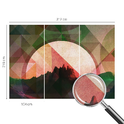 3D tapeta na stenu Malebné kopce