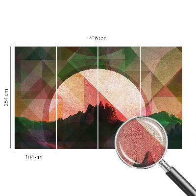 3D tapeta na stenu Malebné kopce