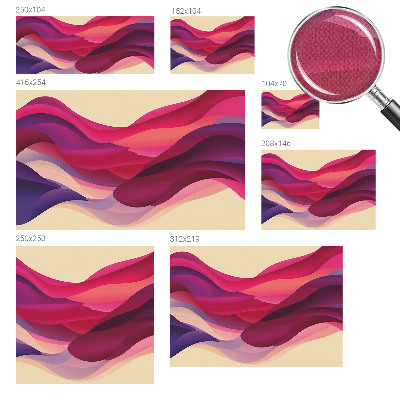 3D tapeta Tekuté vlny