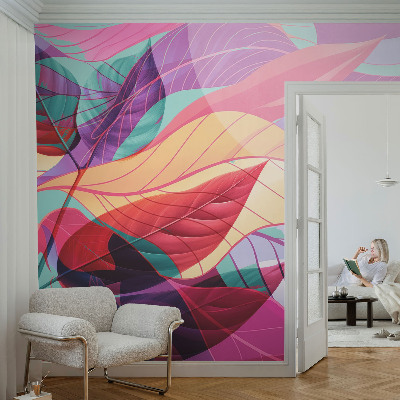 Fototapeta do detskej izby Abstraktné listy