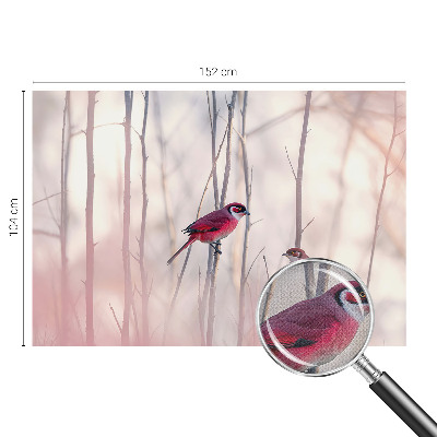 Fotografická tapeta do detskej izby Vtáčí pár