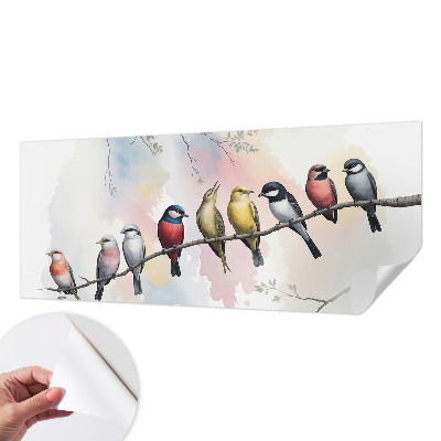 Tapeta do obývačky Vtáky na konári