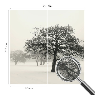 Samolepiaca fototapeta Zimné stromy