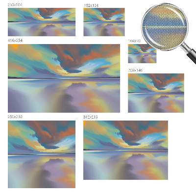 Fotografická tapeta samolepiaca Dúhový západ slnka