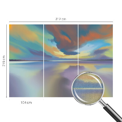 Fotografická tapeta samolepiaca Dúhový západ slnka