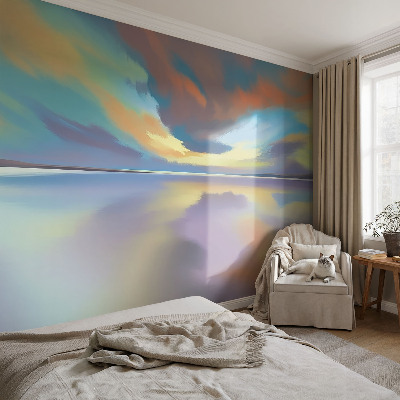 Fotografická tapeta samolepiaca Dúhový západ slnka