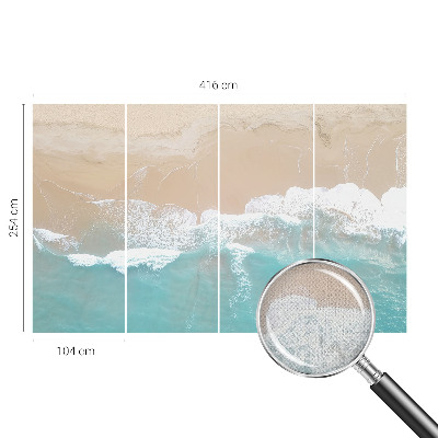 Samolepiaca fototapeta do detskej izby Burácajúce vlny