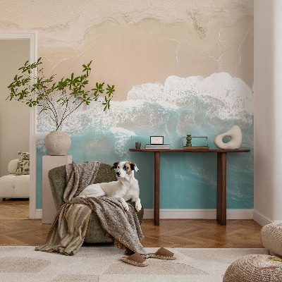 Samolepiaca fototapeta do detskej izby Burácajúce vlny