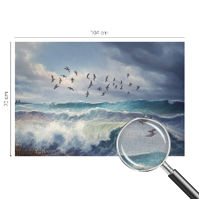 3D tapeta na stenu Morské vlny