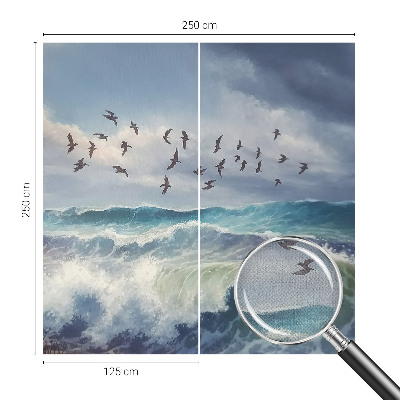 3D tapeta na stenu Morské vlny