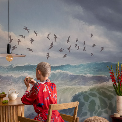 3D tapeta na stenu Morské vlny