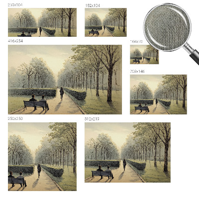 Moderná tapeta na stenu Parkový pokoj