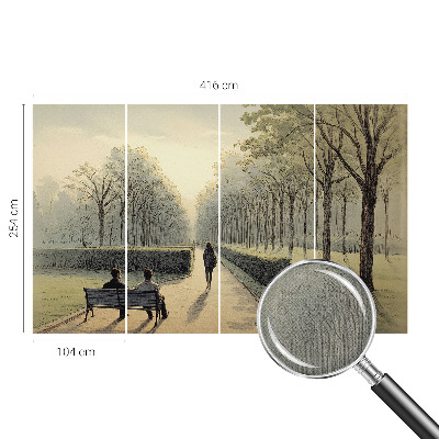 Moderná tapeta na stenu Parkový pokoj