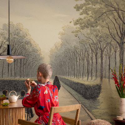 Moderná tapeta na stenu Parkový pokoj