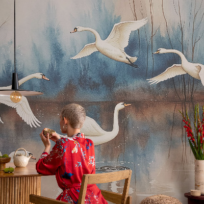 Tapety na stenu samolepiace Vtáky za letu