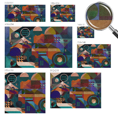 Samolepiaca fototapeta do obývačky Geometrické umenie