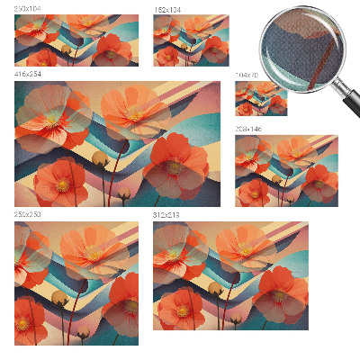 Samolepiaca fototapeta do spálne Kvety zmyslov