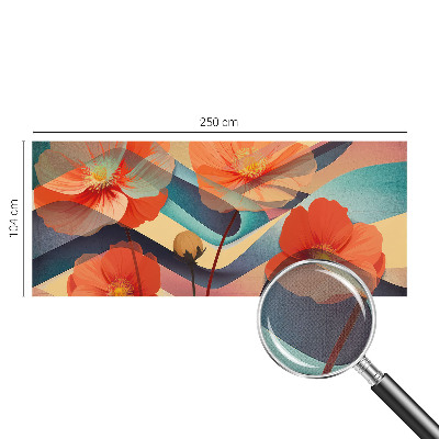 Samolepiaca fototapeta do spálne Kvety zmyslov