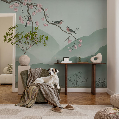 Samolepiaca fototapeta do detskej izby Japonská serenáda