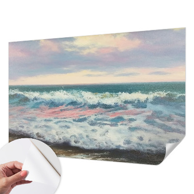 3D tapeta s motívom prímorskej krajiny