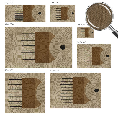 3D tapeta na stenu Geometria harmónie
