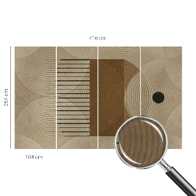 3D tapeta na stenu Geometria harmónie