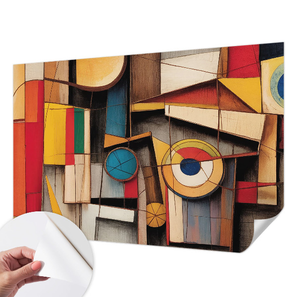 Samolepiaca fototapeta do spálne Geometrické vzory