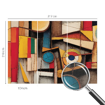 Samolepiaca fototapeta do spálne Geometrické vzory