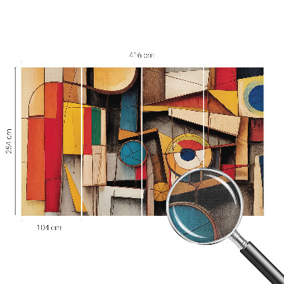 Samolepiaca fototapeta do spálne Geometrické vzory