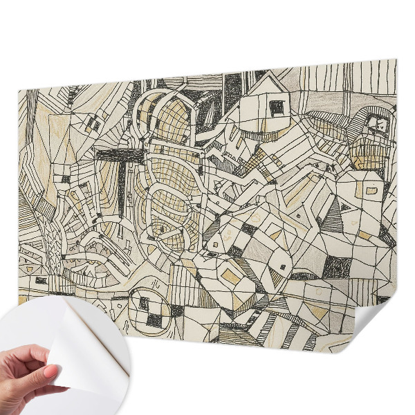 Samolepiaca fototapeta do detskej izby Geometrická abstrakcia