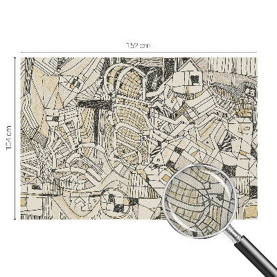 Samolepiaca fototapeta do detskej izby Geometrická abstrakcia