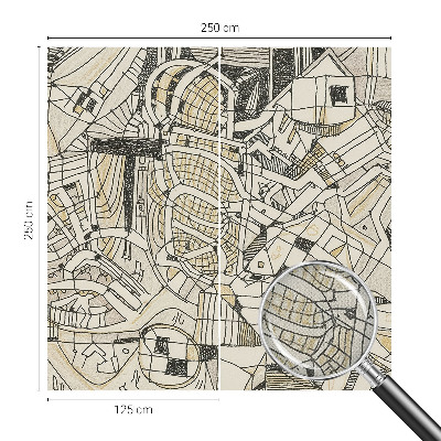 Samolepiaca fototapeta do detskej izby Geometrická abstrakcia