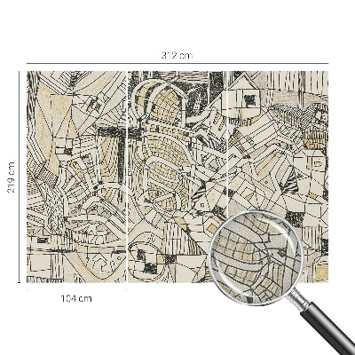 Samolepiaca fototapeta do detskej izby Geometrická abstrakcia