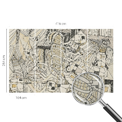 Samolepiaca fototapeta do detskej izby Geometrická abstrakcia