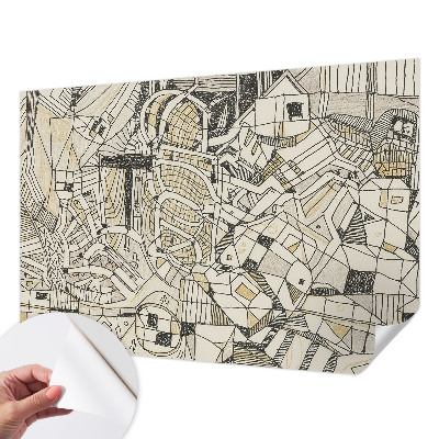 Samolepiaca fototapeta do detskej izby Geometrická abstrakcia