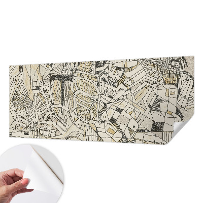 Samolepiaca fototapeta do detskej izby Geometrická abstrakcia