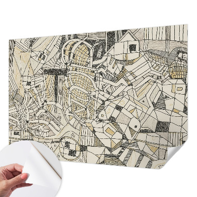 Samolepiaca fototapeta do detskej izby Geometrická abstrakcia